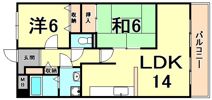 ウィンドフォール武庫之荘の間取り画像