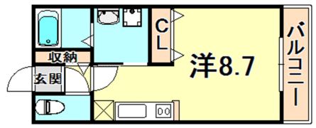 大栄・モンテマーレ北野の間取り画像