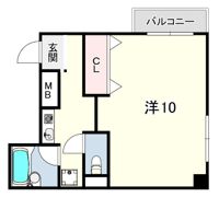 シルクパレス三宮の間取り画像