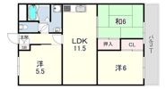 シティハイツ立花1の間取り画像