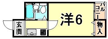 グローリー立花の間取り画像