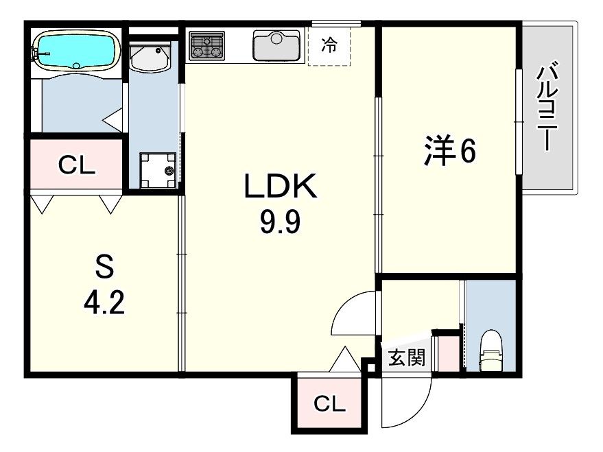 近くのローソン 尼崎大庄西町二丁目店まで316m(徒歩4分)