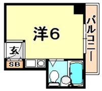 アルカディア六甲の間取り画像