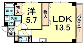 ラファ西宮北口の間取り画像