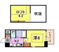 エステムコート三宮駅前ラ・ドゥーの間取り画像