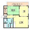 クレール恵彩の間取り画像