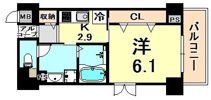 アベニューKOBE山本通りの間取り画像