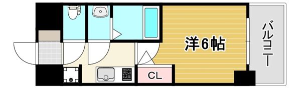 アドバンス神戸ラシュレの間取り画像