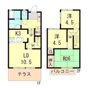 タウンハウス伊川谷の間取り画像