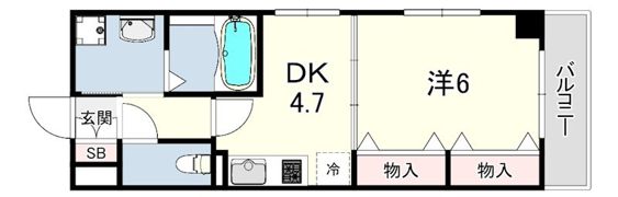 エスペランサ御影2の間取り画像