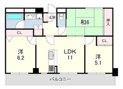 カサベラ御影中町の間取り画像