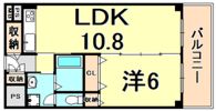 菟原ビルの間取り画像