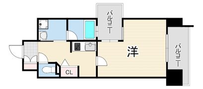 ベルフェリーク新神戸の間取り画像