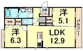 エル・セレーノ西宮広田の間取り画像
