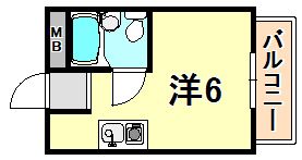 多聞台ハイツの間取り画像