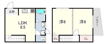 メゾンシオヤの間取り画像