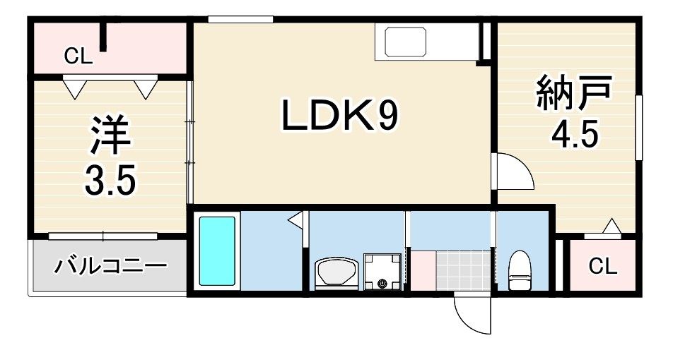 近くのローソン 尼崎駅前店まで582m(徒歩8分)