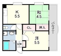 ビエント六甲の間取り画像