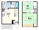 東園田テラスハウスの間取り画像