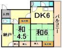 常吉マンションの間取り画像