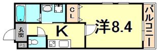フジパレス西宮WESTの間取り画像