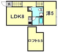 下三条町ソラノマの間取り画像
