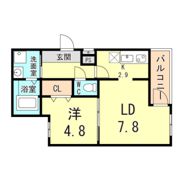 フジパレス立花川辺公園ウエストの間取り画像