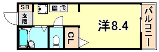 平成山手ハイツ1の間取り画像