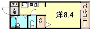 平成山手ハイツ1の間取り画像