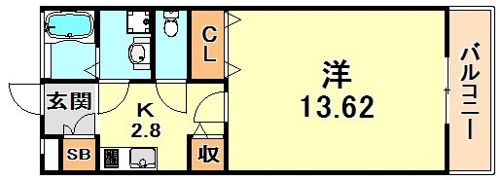 ビューテラス岡本の間取り画像