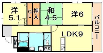 フェニックス本山の間取り画像
