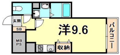 シェルプール5の間取り画像
