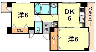 サンヴェール青谷の間取り画像