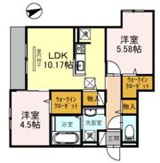 D-ROOM北斎の間取り画像