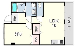 サンライトハイツの間取り画像