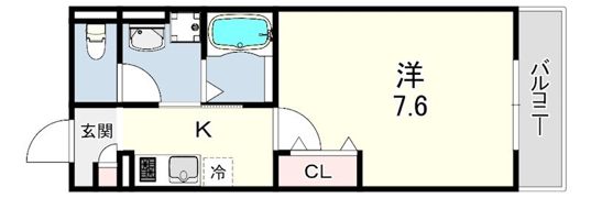 リアフラッツ上ヶ原の間取り画像