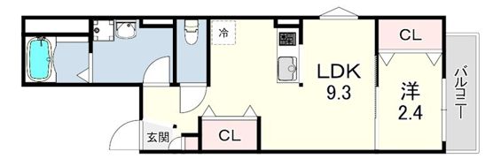 リアフラッツ上ヶ原の間取り画像