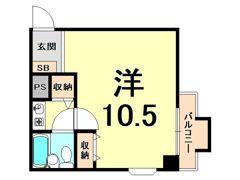 タケダビル95の間取り画像