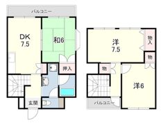 パレオーギの間取り画像