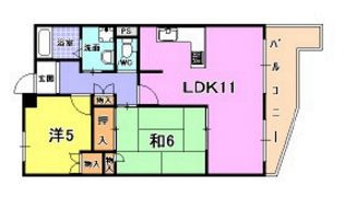 パティオ協和の間取り画像