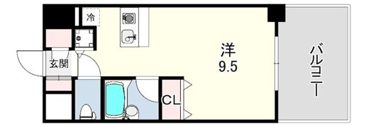 アーデン塚口の間取り画像