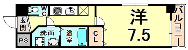 華プレシャス新伊丹の間取り画像