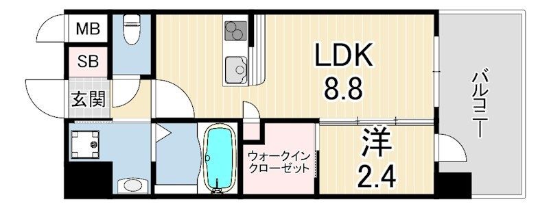 近くのローソン 兵庫中道通一丁目店まで142m(徒歩2分)