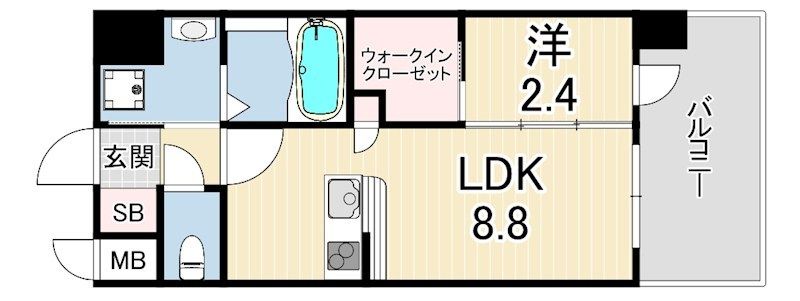 近くのローソン 兵庫中道通一丁目店まで142m(徒歩2分)