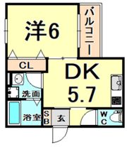 ドエル城ヶ堀FAINの間取り画像