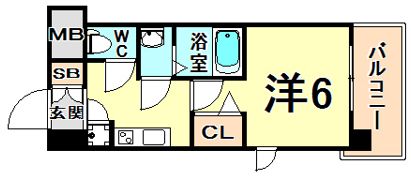 レジュールアッシュアーバンゲートの間取り画像