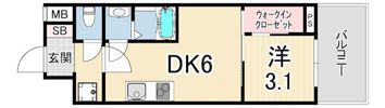 セレニテ西元町アリエの間取り画像