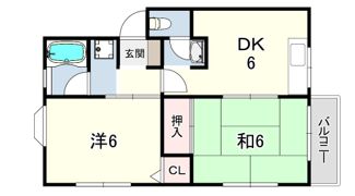 グリーンフォレスト武庫之荘3の間取り画像