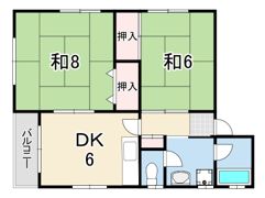 ハイムオークラの間取り画像