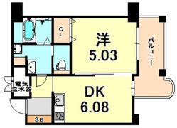 チェリービュウ芦屋川の間取り画像